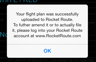 ATC flight plan filed.